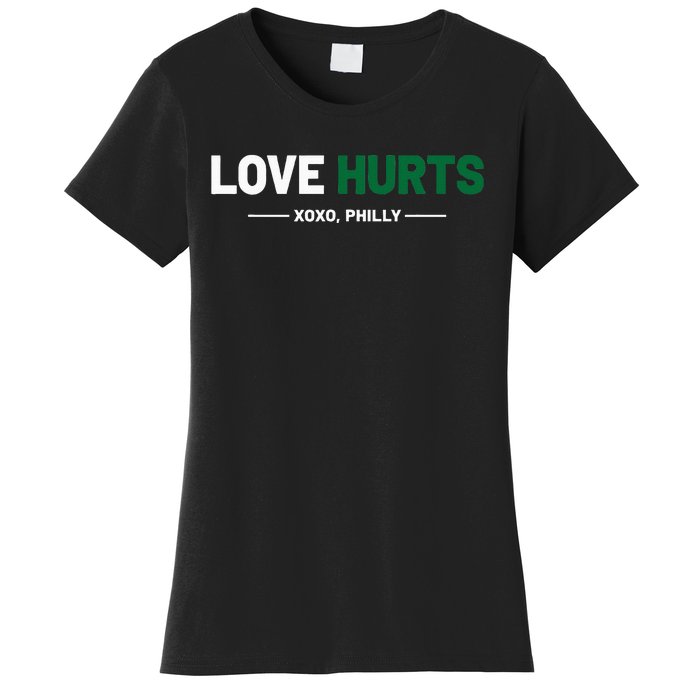 Philadelphia Love Hurts Philly Fan Pride Cute Women's T-Shirt