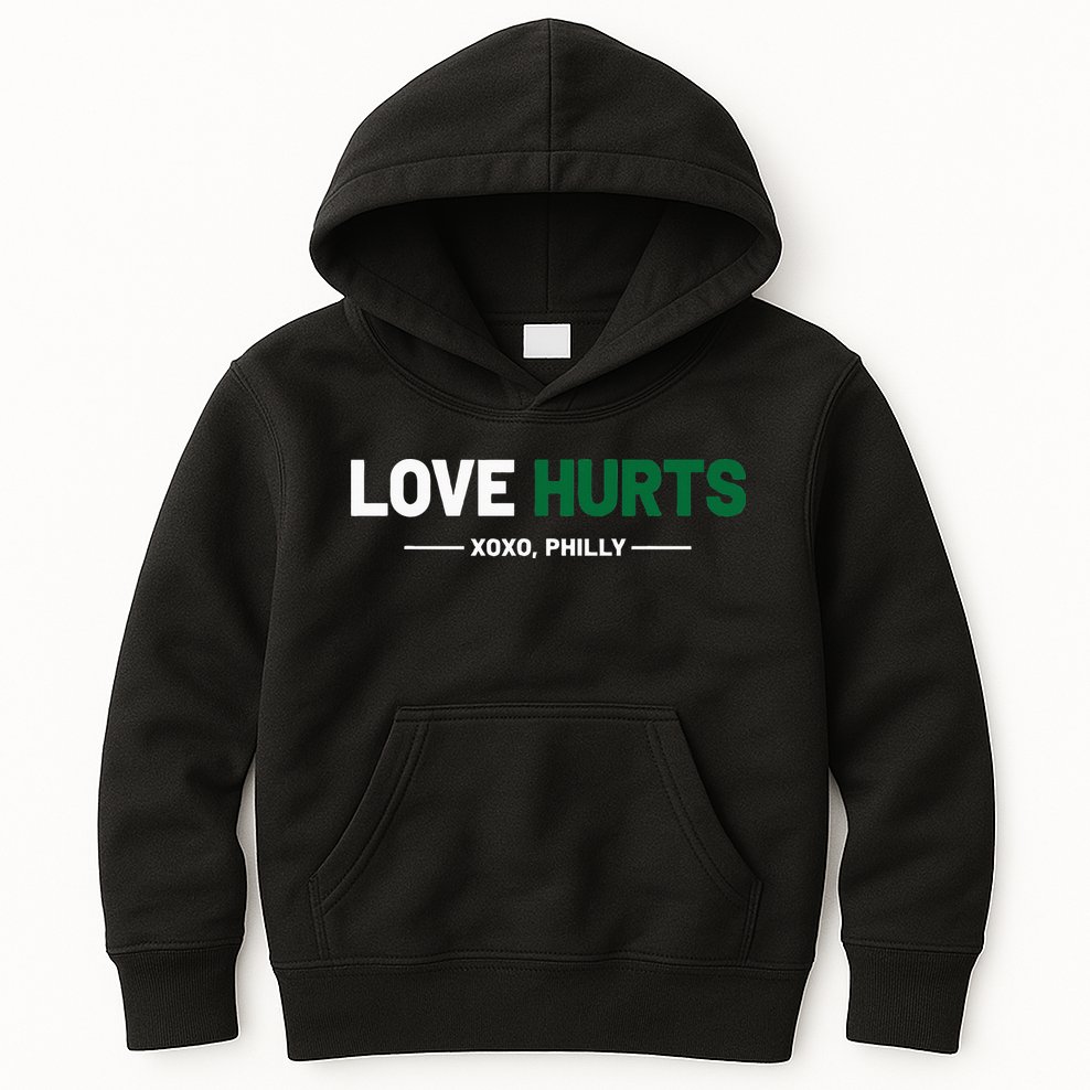Philadelphia Love Hurts Philly Fan Pride Cute Kids Hoodie