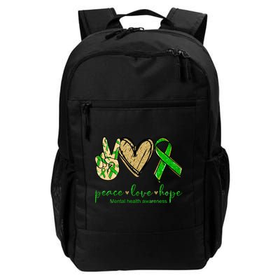 Peace Love Hope Mental Health Awareness Backpack
