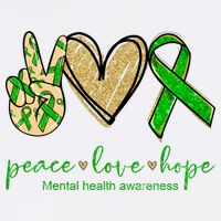 Peace Love Hope Mental Health Awareness Sweatshirt