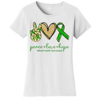 Peace Love Hope Mental Health Awareness Women's T-Shirt