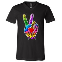 Peace Love Hope Joy Faith Kindness V-Neck T-Shirt