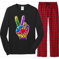 Peace Love Hope Joy Faith Kindness Long Sleeve Pajama Set