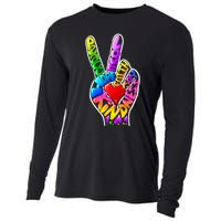 Peace Love Hope Joy Faith Kindness Cooling Performance Long Sleeve Crew