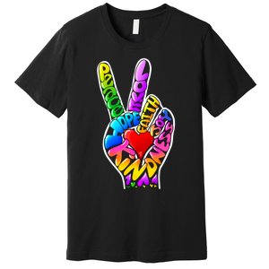 Peace Love Hope Joy Faith Kindness Premium T-Shirt