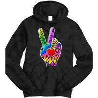 Peace Love Hope Joy Faith Kindness Tie Dye Hoodie