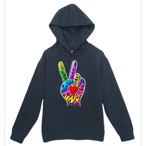 Peace Love Hope Joy Faith Kindness Urban Pullover Hoodie