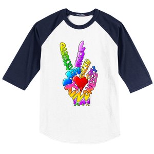 Peace Love Hope Joy Faith Kindness Baseball Sleeve Shirt