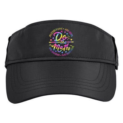 Positive Love Hope Fear Do The Math Test Day Staar Testing Adult Drive Performance Visor