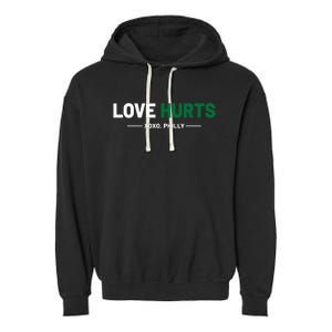 Philadelphia Love Hurts Philly Fan Pride Garment-Dyed Fleece Hoodie