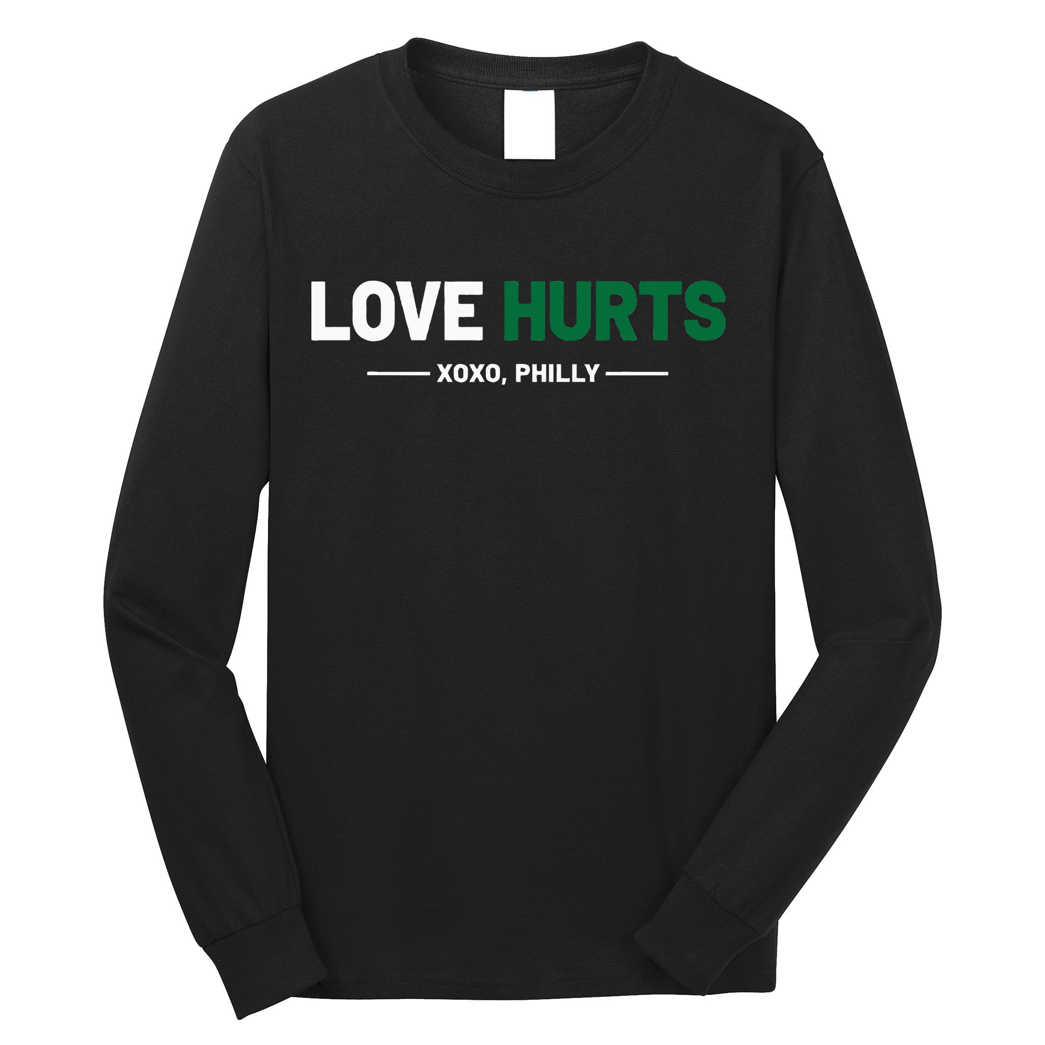 Philadelphia Love Hurts Philly Fan Pride Long Sleeve Shirt