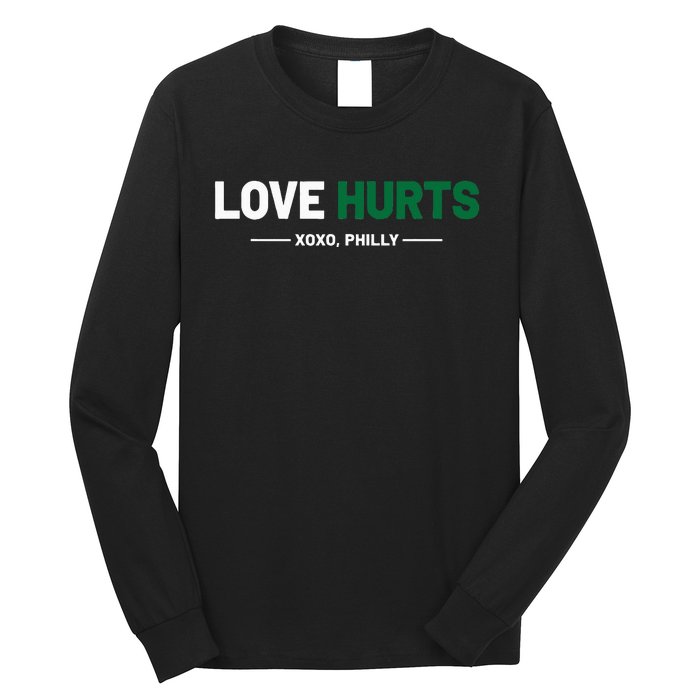 Philadelphia Love Hurts Philly Fan Pride Long Sleeve Shirt