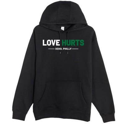 Philadelphia Love Hurts Philly Fan Pride Premium Pullover Hoodie