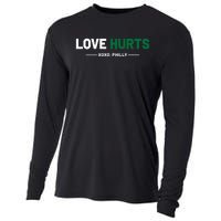 Philadelphia Love Hurts Philly Fan Pride Cooling Performance Long Sleeve Crew