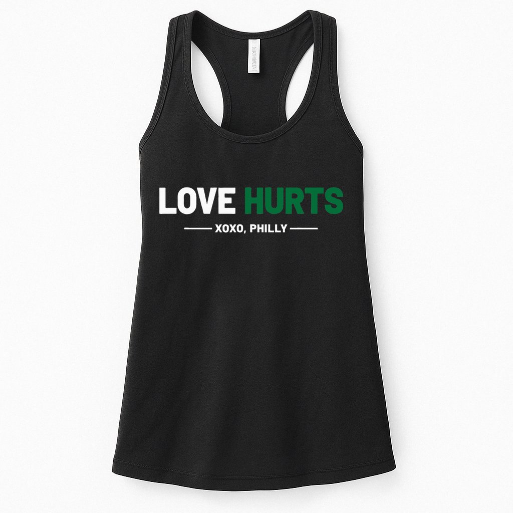 Philadelphia Love Hurts Philly Fan Pride Womens Tank Top