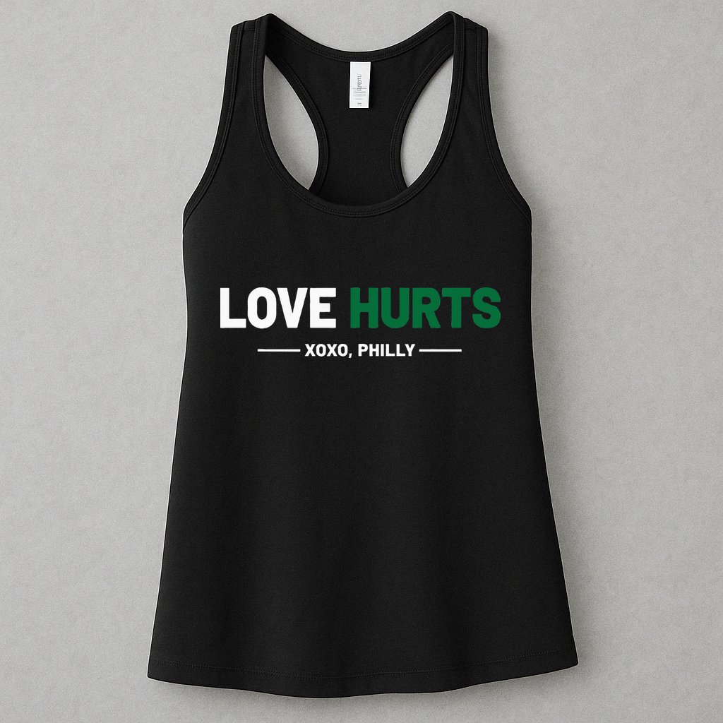 Philadelphia Love Hurts Philly Fan Pride Womens Tank Top