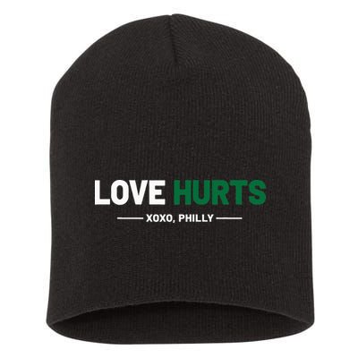 Philadelphia Love Hurts Philly Fan Pride Short Acrylic Beanie