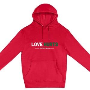 Philadelphia Love Hurts Philly Fan Pride Premium Pullover Hoodie