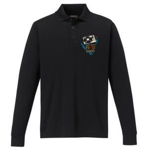 Party Like ItS 1970 Disco Funky Retro Music Performance Long Sleeve Polo