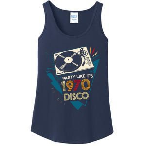 Party Like ItS 1970 Disco Funky Retro Music Ladies Essential Tank