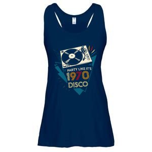 Party Like ItS 1970 Disco Funky Retro Music Ladies Essential Flowy Tank