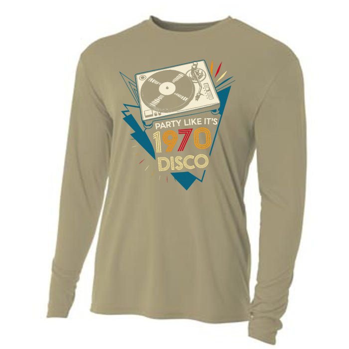 Party Like ItS 1970 Disco Funky Retro Music Cooling Performance Long Sleeve Crew