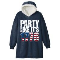Party Like Its 1776 Hooded Wearable Blanket
