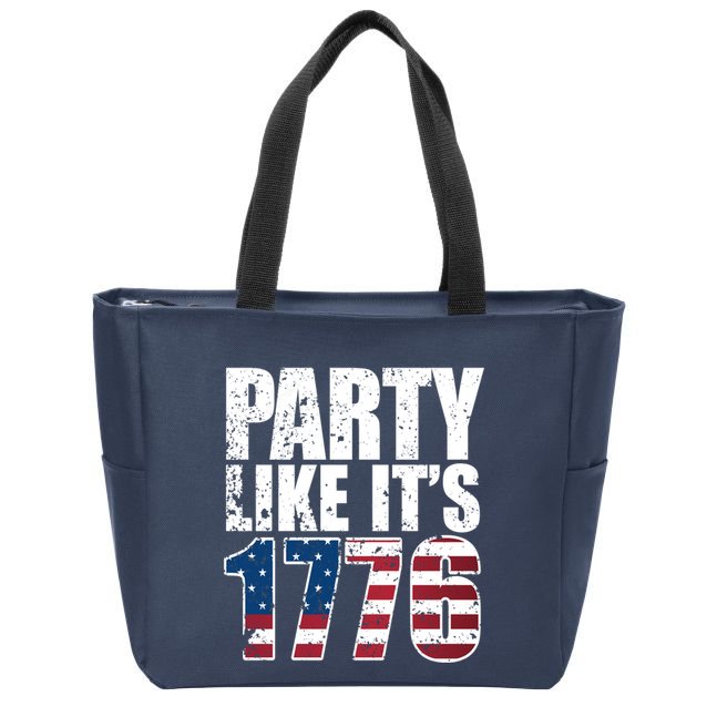 Party Like Its 1776 Zip Tote Bag