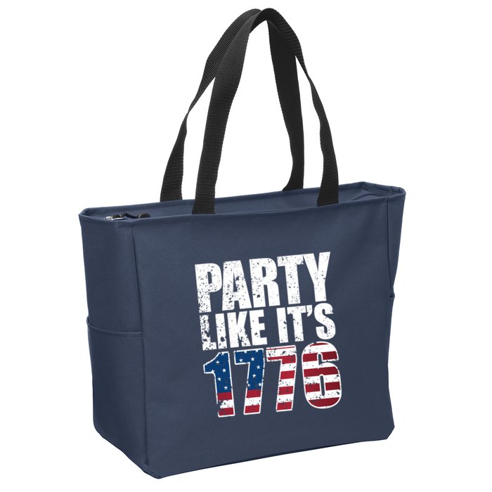 Party Like Its 1776 Zip Tote Bag