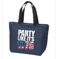 Party Like Its 1776 Zip Tote Bag