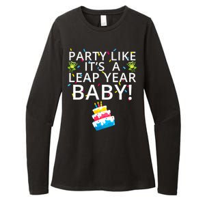 Party Like It’S A Leap Year Baby Leaplings Leap Day Feb 2 Leap Day February 29 Womens CVC Long Sleeve Shirt