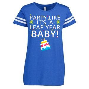 Party Like It’S A Leap Year Baby Leaplings Leap Day Feb 2 Leap Day February 29 Enza Ladies Jersey Football T-Shirt