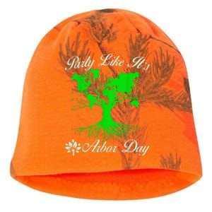 Party Like It Is Arbor Day Happy Arbor Day Love Our Planet Kati - Camo Knit Beanie