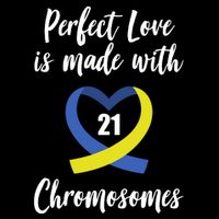 Perfect Love Is Made With 21 Chromosomes Down Syndrome Zip Tote Bag