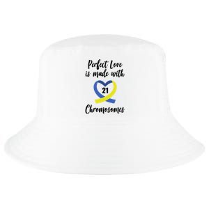 Perfect Love Is Made With 21 Chromosomes Down Syndrome Cool Comfort Performance Bucket Hat