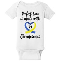 Perfect Love Is Made With 21 Chromosomes Down Syndrome Baby Bodysuit