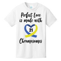 Perfect Love Is Made With 21 Chromosomes Down Syndrome Kids T-Shirt