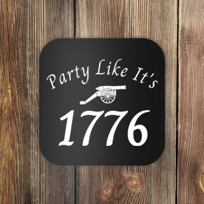 Party Like It’s 1776, American, Liberty, 4th Of July US Flag Coaster