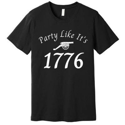 Party Like It’s 1776, American, Liberty, 4th Of July US Flag Premium T-Shirt