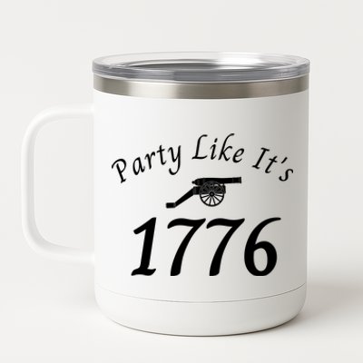 Party Like It’s 1776, American, Liberty, 4th Of July US Flag 12 oz Stainless Steel Tumbler Cup