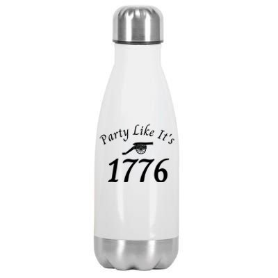 Party Like It’s 1776, American, Liberty, 4th Of July US Flag Stainless Steel Insulated Water Bottle