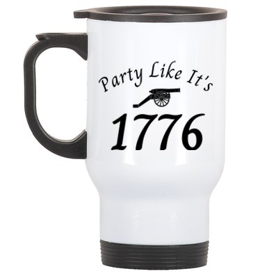 Party Like It’s 1776, American, Liberty, 4th Of July US Flag Stainless Steel Travel Mug