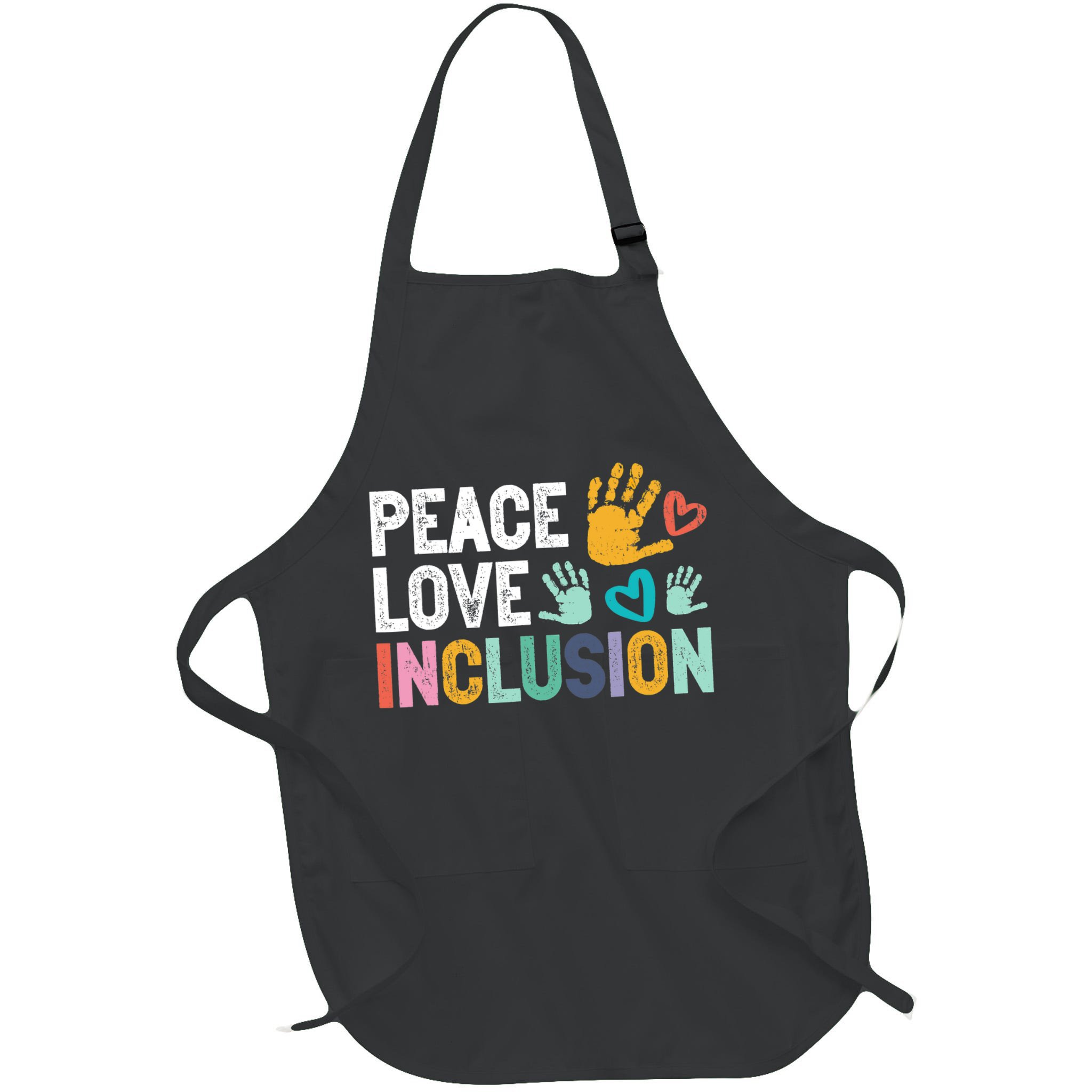 Peace Love Inclusion For A Sped Teacher Apron