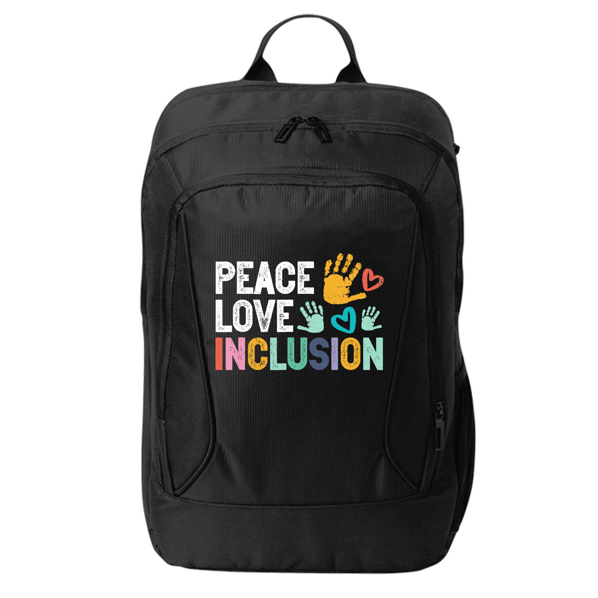 Peace Love Inclusion For A Sped Teacher City Backpack