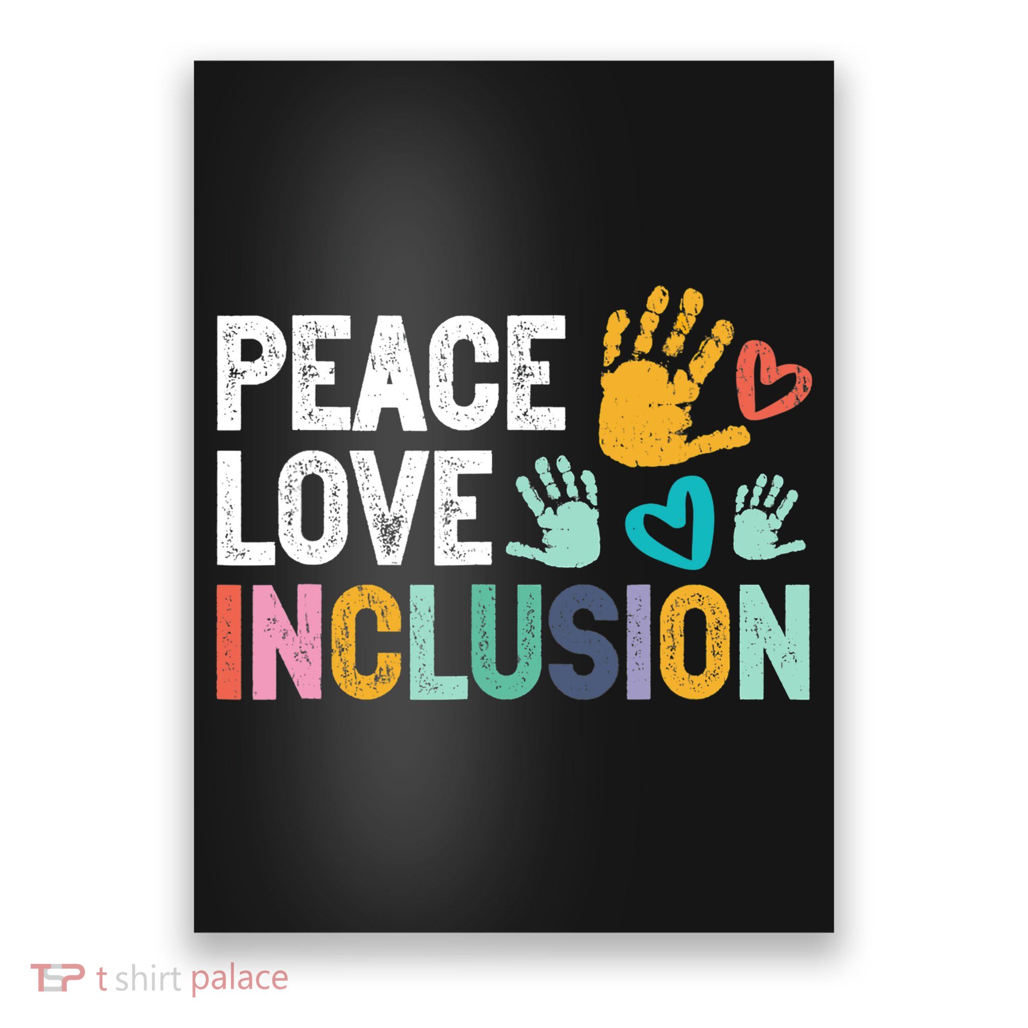 Peace Love Inclusion For A Sped Teacher Poster