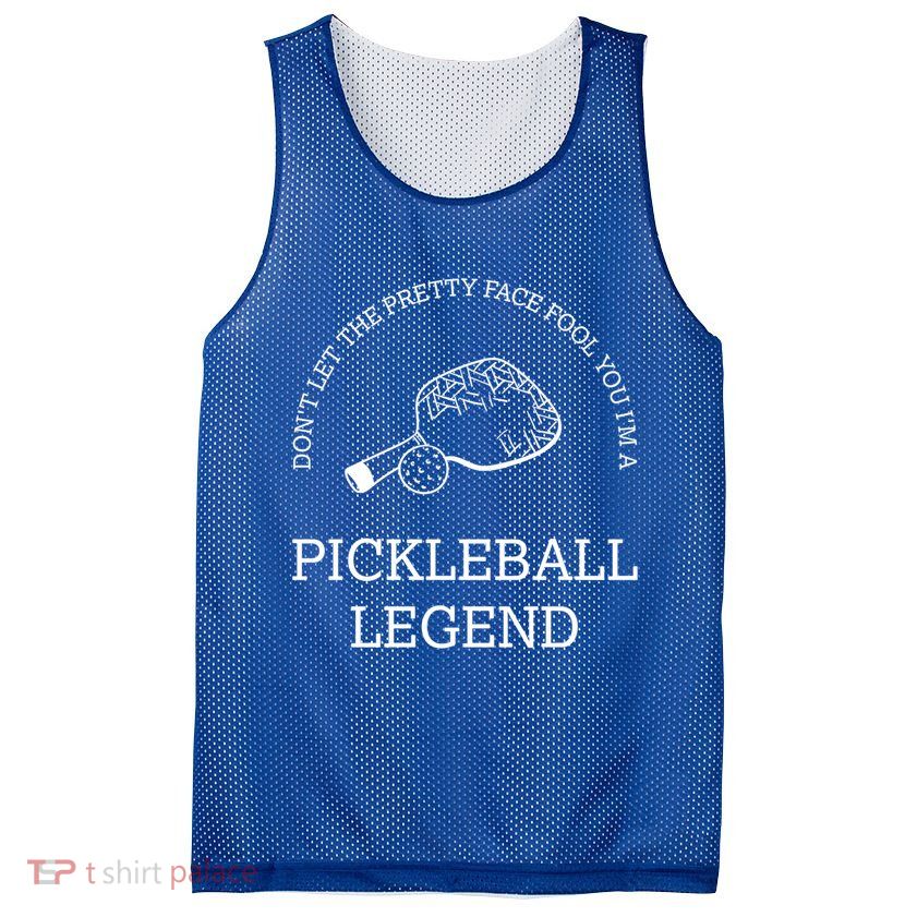 Pickleball Legend Ironic Saying Hobby Sports Dinking Cool Gift Mesh Reversible Basketball Jersey Tank