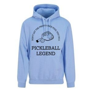 Pickleball Legend Ironic Saying Hobby Sports Dinking Cool Gift Unisex Surf Hoodie