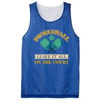 Pickleball Leave It All On The Court Cool Gift Mesh Reversible Basketball Jersey Tank