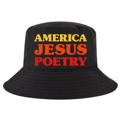Poetry Lover I Love Poetry America Jesus Poetry Cool Comfort Performance Bucket Hat