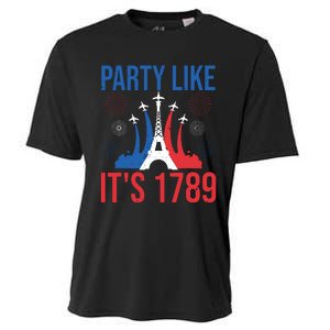 Party Like Its 1789 Bastille Day Eiffel Tower Apparel Cooling Performance Crew T-Shirt